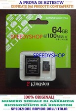 KINGSTON Micro SD 64 GB classe