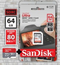 Scheda SD SanDisk Ultra 64GB