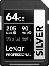 64GB SD Card SILVER, Fino a