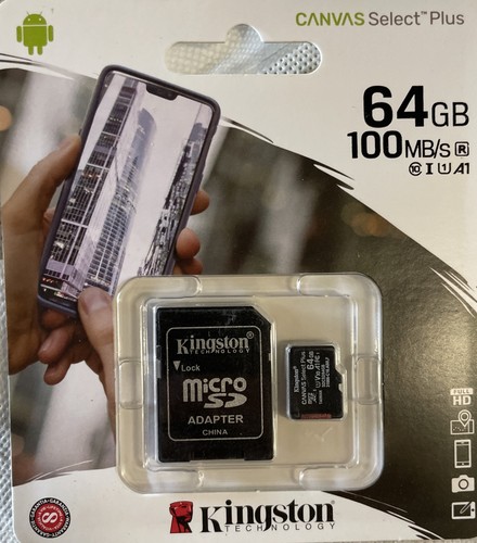 Micro 64gb kingston canvas - micro, sd
