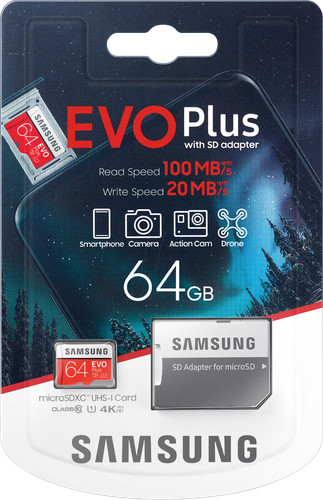 Micro samsung evo - micro, 64gb