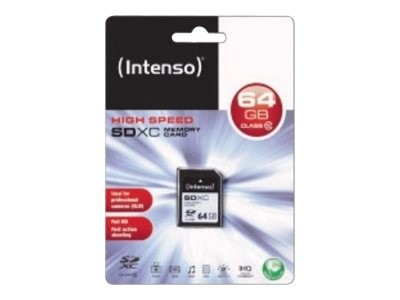 Intenso sdxc card 64gb class - intenso,